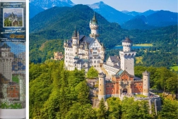 Norimpex Pictură cu diamante Castelul Neuschwanstein