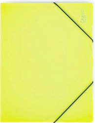 Mapă cu elastic A4, opacă, verde lime