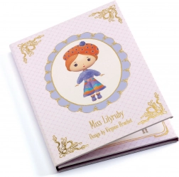 DJECO Tinyly autocolante repoziționabile Miss Lilyruby