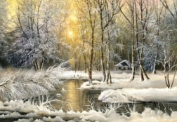 Norimpex pictură cu diamante – pădure cu căsuță izolată 30 × 40 cm