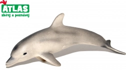 Figurină de delfin pictată manual 11 cm