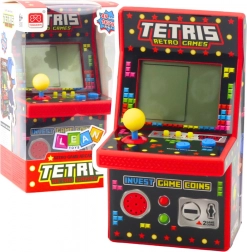 Mini Aparat de Jocuri Tetris Retro 49 Jocuri 1676 Niveluri Roșu
