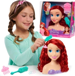 Cap de coafat DISNEY Prințesa Ariel cu accesorii