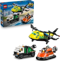 LEGO City Remix: avion, vehicul de service și aeroglisor