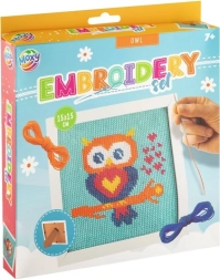 Set de broderie cu punct în cruce – bufniță