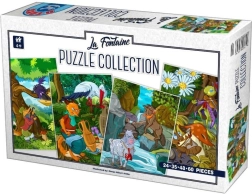 Puzzle Fabulele lui La Fontaine 4în1 (24, 35, 48, 60 piese)