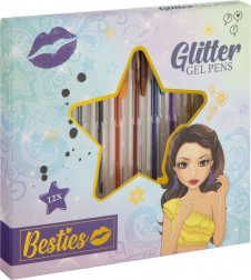 Set de pixuri cu gel în culori diferite