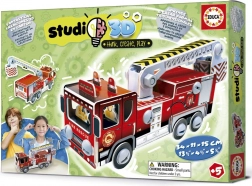 Studio model 3D vehicul de pompieri EDUCA
