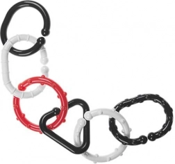 Inele de legătură alb-negru pentru bebeluși