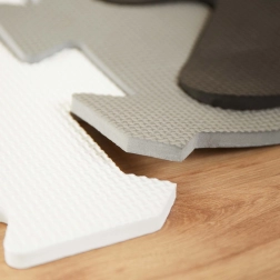 bieco covoraș de joacă din spumă alfabet black & white, 26 piese