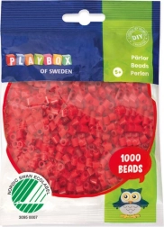 Mărgele roșii de călcat 1000 buc