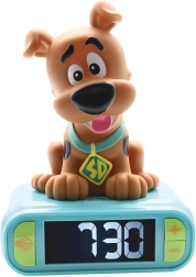 Ceas deşteptător cu lumină de noapte 3D SCOOBY-DOO