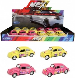 Model metalic WELLY VOLKSWAGEN Beetle 1:32 cu mecanism pull-back
