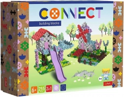 Set de construcție 2 în 1 căsuță în copac / moară de vânt Trefl Connect (255 piese)