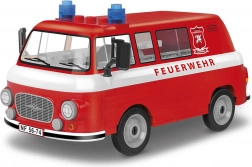 Set de construcție Youngtimer Barkas B1000 Feuerwehr – microbuz de pompieri (151 piese)