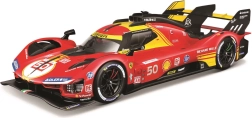 bburago 1:18 ferrari 499p lmh nr. 50 campion 24h le mans 2024 în carcasă de protecție