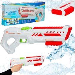 Pistol cu apă electric pentru copii – alb