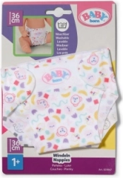 Scutece textile BABY born pentru păpuși de 36 cm - 2 buc.