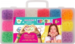 Set creativ pentru împletit elastice cu război de țesut și accesorii