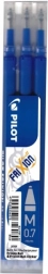 Rezerve PILOT FriXion 0,7 mm – albastru, 3 buc