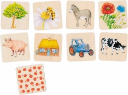 Pexeso din lemn Țară de la GOKI