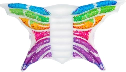 Saltea gonflabilă fluture curcubeu 294 × 193 cm