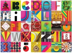 Puzzle Cobble Hill Alfabetul găsit 1000 piese