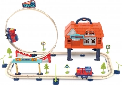 Circuit de tren în valiză, 69 piese