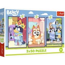Puzzle 3x50 Familia Bluey