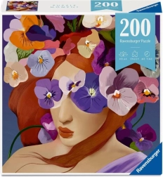Puzzle RAVENSBURGER Moment Cap floral Violeta 200 piese