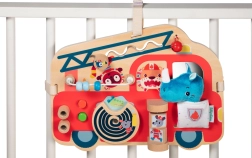 Lilliputiens - panou din lemn cu activități Mașina de pompieri