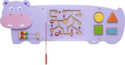 VIGA tablă senzorială și de manipulare Hipopotam FSC Montessori