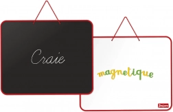 Jeujura tablă magnetică murală multifuncțională 62 × 50 cm cu accesorii