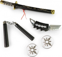 Set ninja de arme din plastic pentru copii