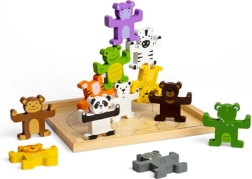 Joc de echilibru motric Animale Sălbatice de la Bigjigs Toys