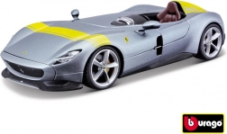 Ferrari Monza SP1 argintiu/albastru model metalic 1:24