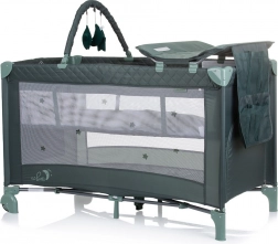 Pătuț de călătorie cu salteluță pentru înfășat Luna Chipolino – Pastel