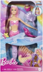 Barbie Malibu sirenă cu schimbare de culoare