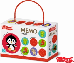 Pexeso animăluțe rotunde Far Far Land