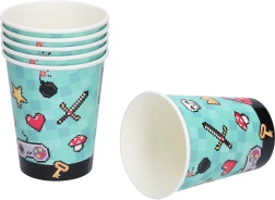 Pahare de petrecere din hârtie HRA 250 ml – set 6 buc