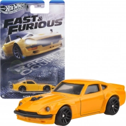 Hot Wheels Fast & Furious Datsun 240Z model galben 1:64, 6,5 cm