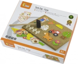 Ciocănitoare din plută din lemn - fermă Viga Montessori