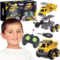 Woopie excavator de construcții DIY cu telecomandă