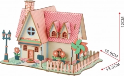 puzzle 3D din lemn Moșia Floarea Soarelui