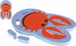 Placă de înot pentru copii din spumă cu crab 25 × 41 cm