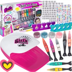 Set de lacuri și accesorii pentru decorarea unghiilor pentru copii