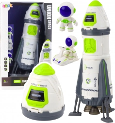 Rachetă cosmică cu astronauți și vehicul – efecte luminoase și sonore