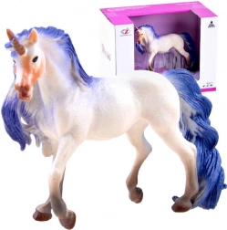Figurină unicorn cu coamă curcubeu – Unicorn