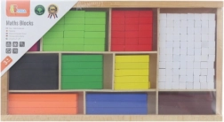 VIGA bețișoare Cuisenaire din lemn, 308 bucăți