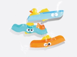 Pistă de apă pentru cadă cu ventuze